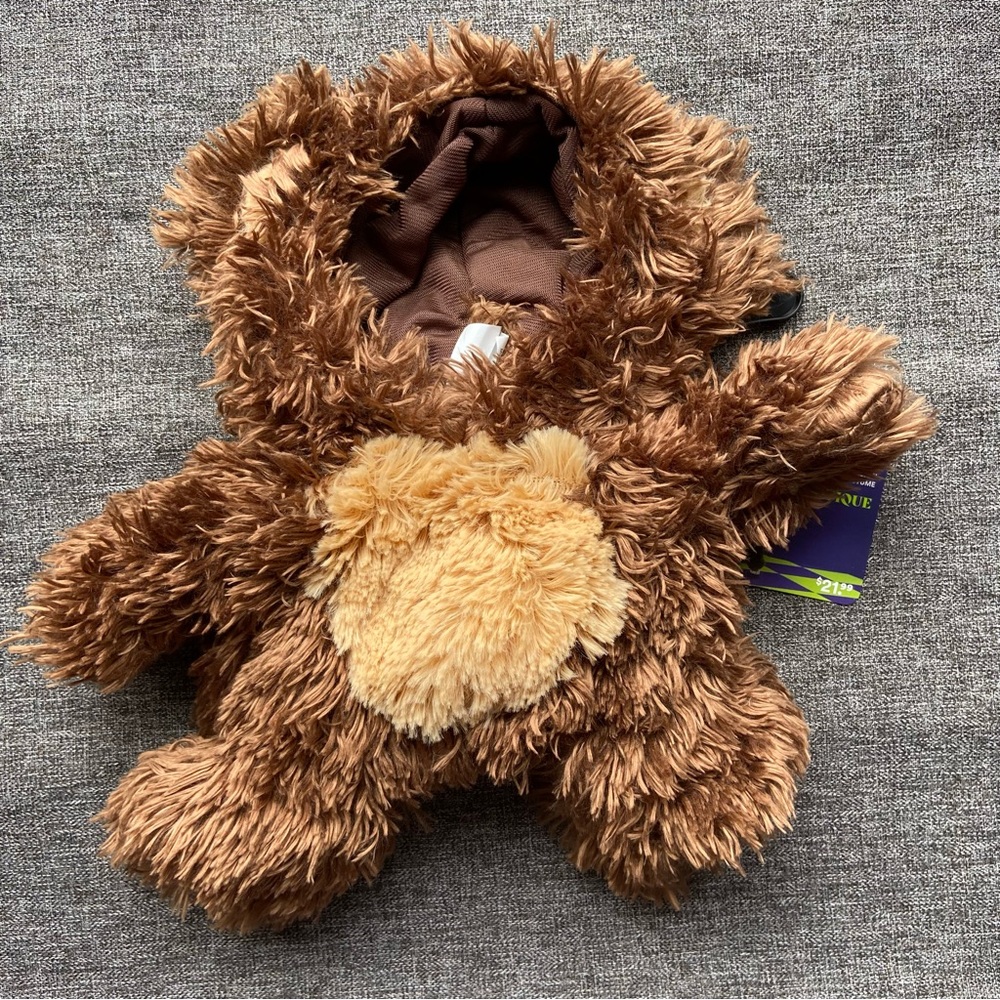 Dog Bear Costume Halloween Outfit Extra Small Pet